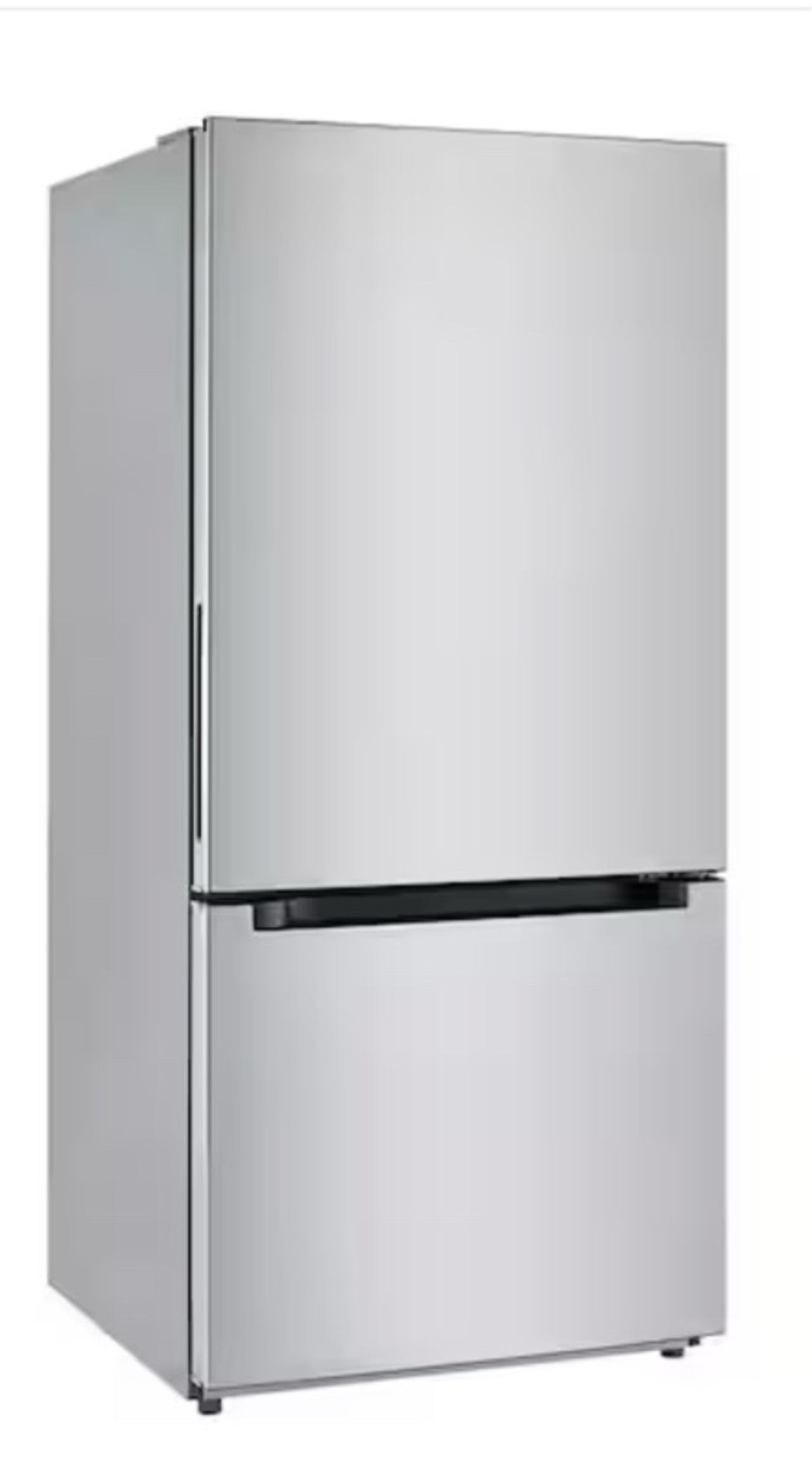 Vissani 18.7 CuFt Bottom Freezer Refrigerator in stainless Steel Model MDBF18SS