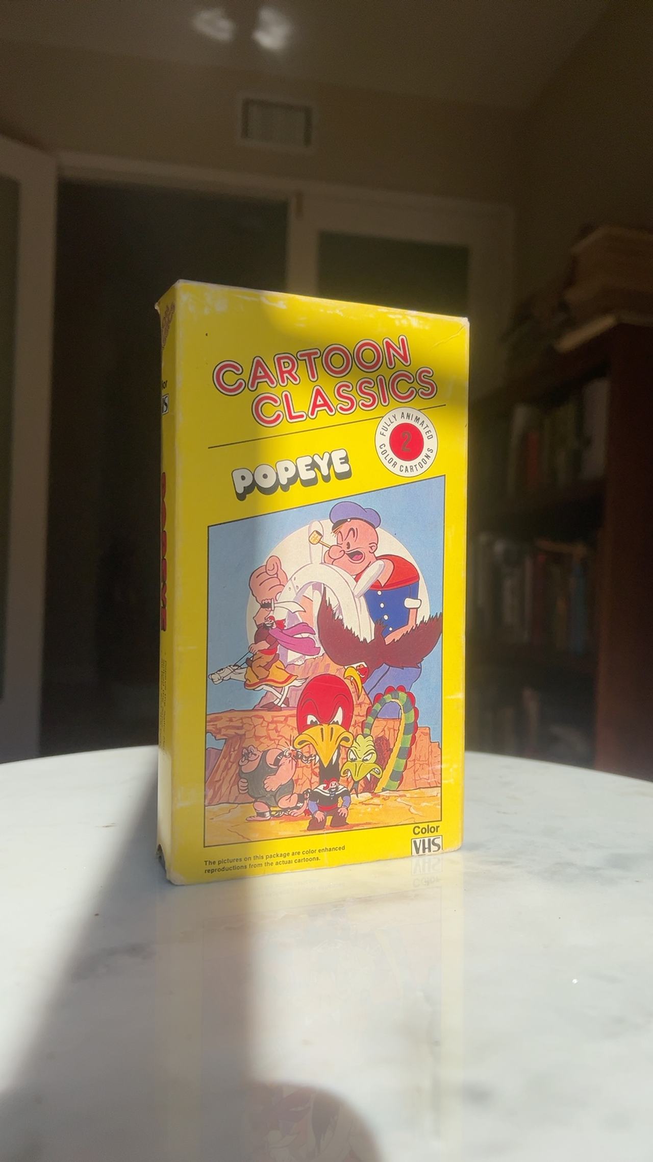 Popeye Cartoon Classics Vintage VHS Tape
