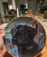 The Bradford Exchange Jim Killen Black Labrador Collector Plate - Image 1
