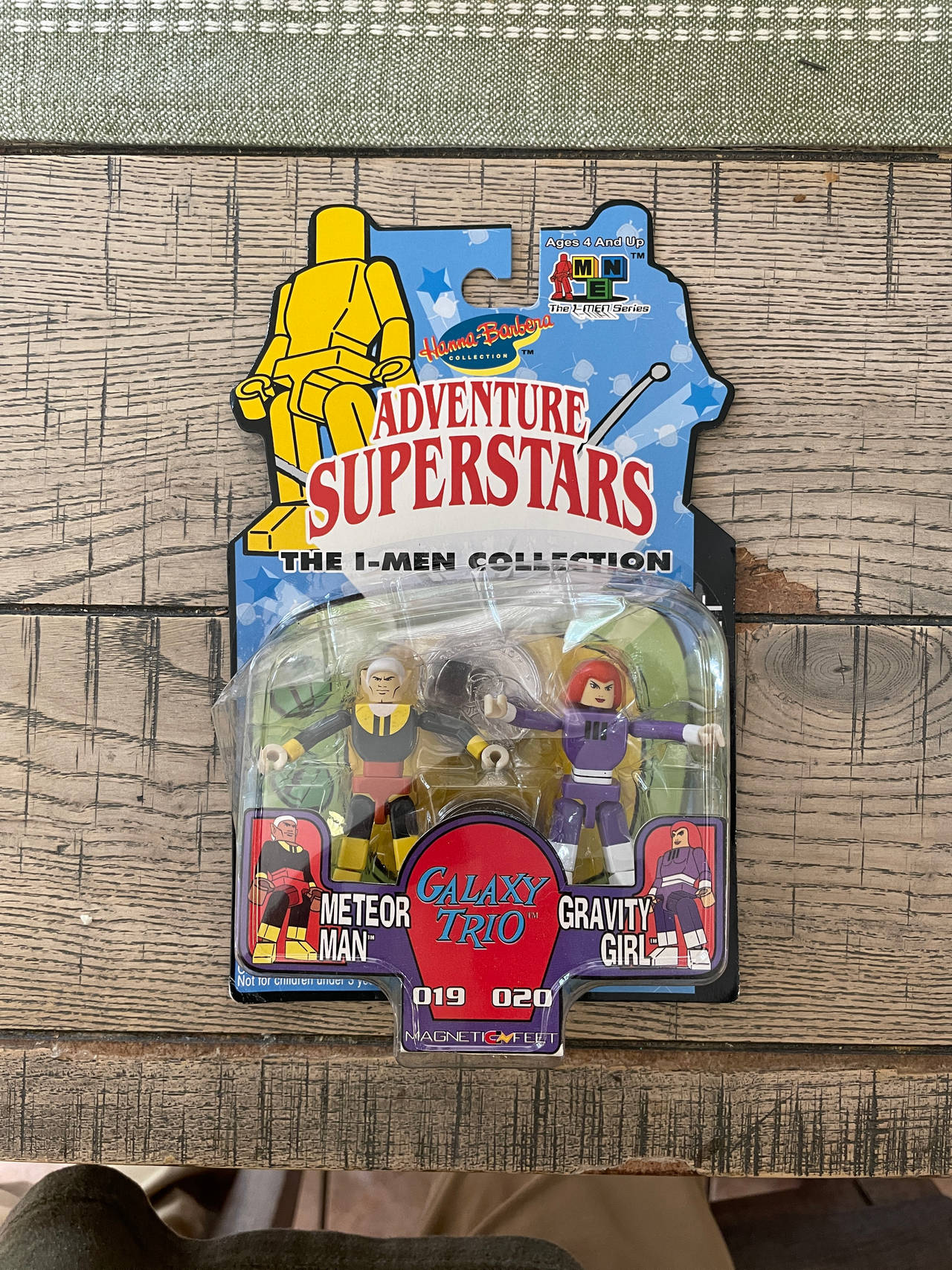 Hanna-Barbera Adventure Superstars I-Men Galaxy Trio Meteor Man & Gravity Girl Figures