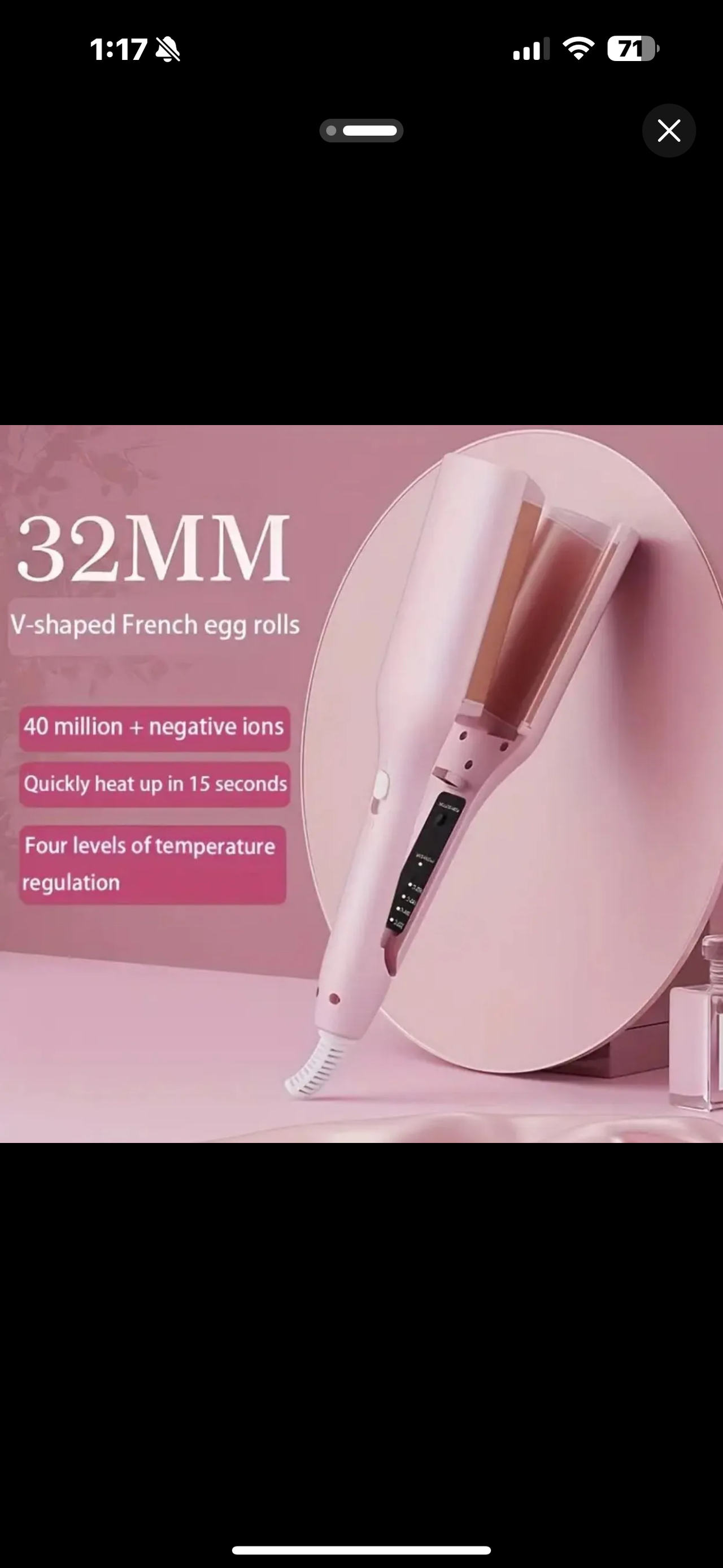 32mm V-Shaped Hair Curler