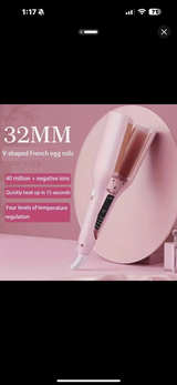 32mm V-Shaped Hair Curler - Image 1
