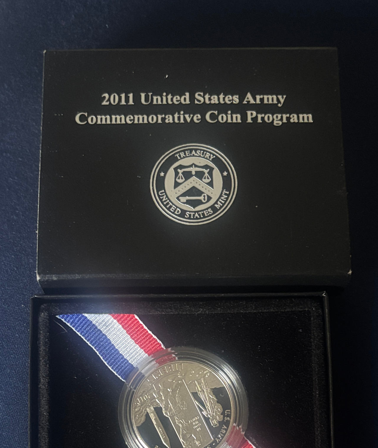 2011 United States Army Commemorative Silver Dollar Proof Coin