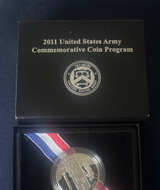 2011 United States Army Commemorative Silver Dollar Proof Coin - Image 1