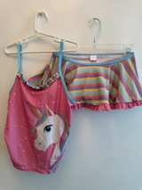 Wonder Nation Girls Unicorn Tankini Swimsuit Set Size 14 - Image 1