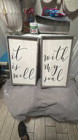 Heart & Honey Creations As For Me And My House Wooden Sign - Image 5