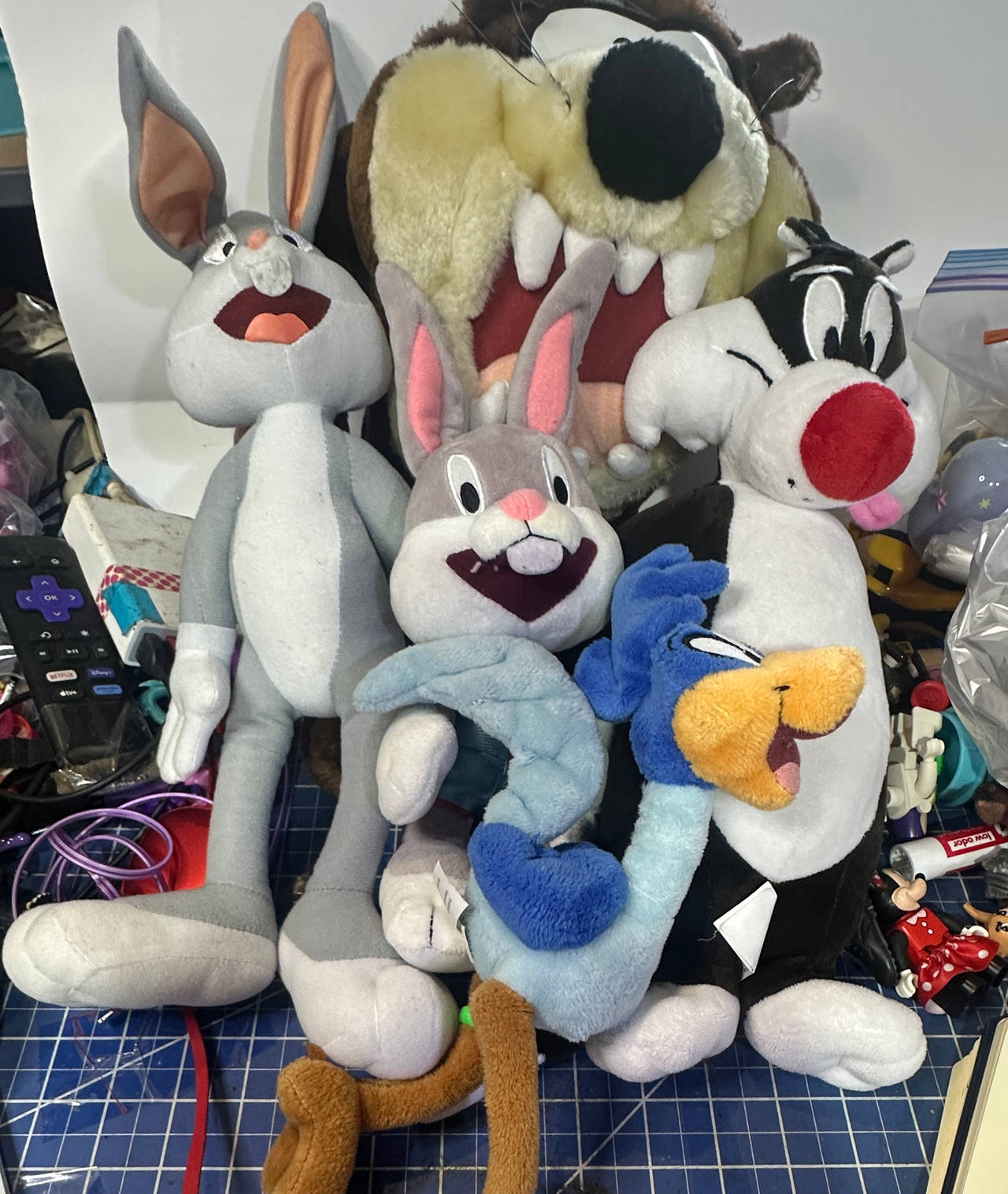 Looney Tunes Plush Toy Lot 5 pcs. Retro vintage