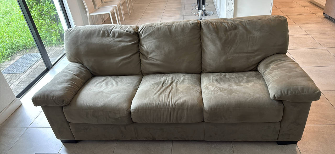 Microfiber 3-Seat Sofa