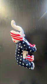 Ty Righty 2000 Red White Blue Elephant - Image 2