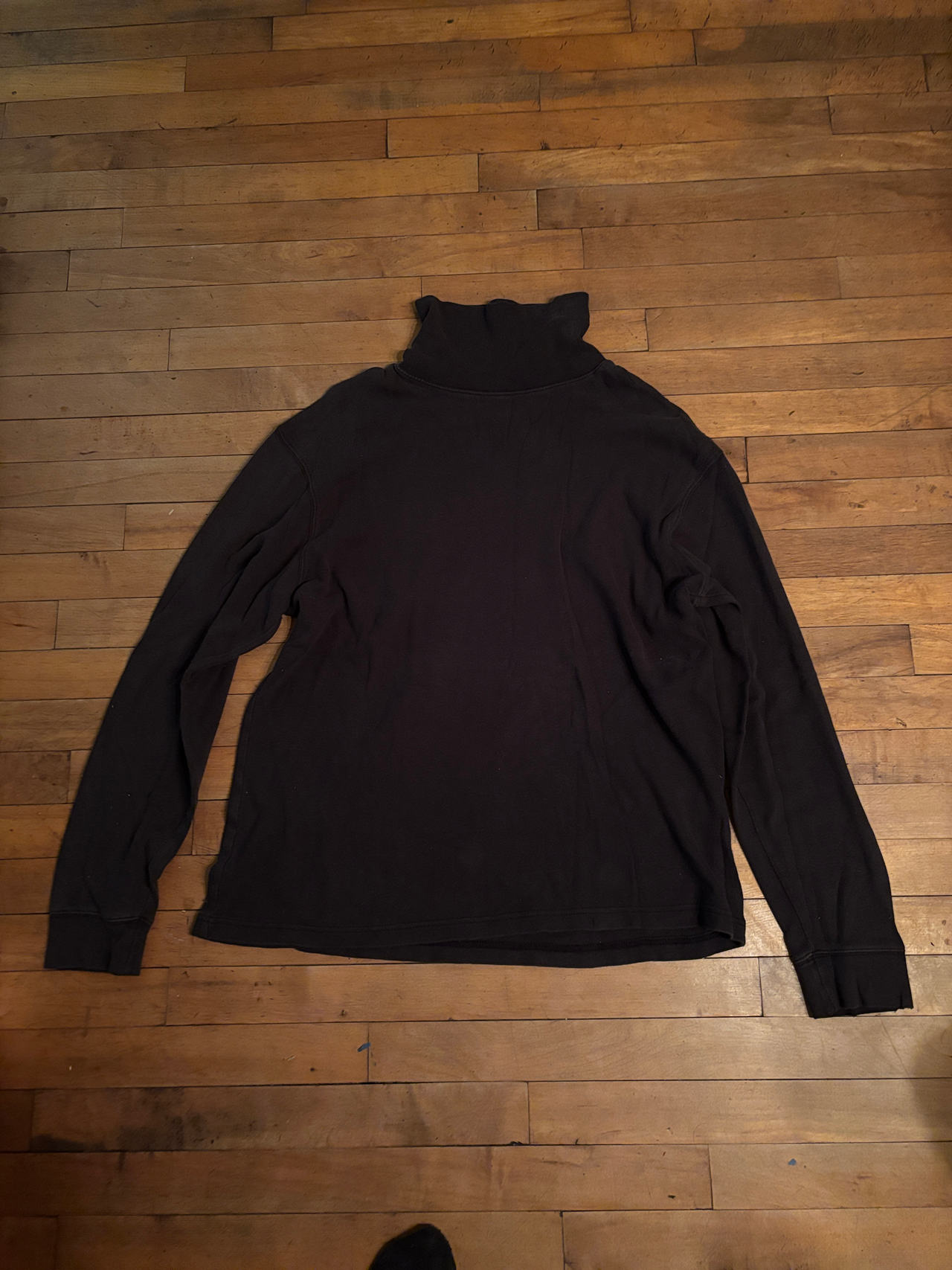 Craft & Barrow Black Cotton Turtleneck Sweater