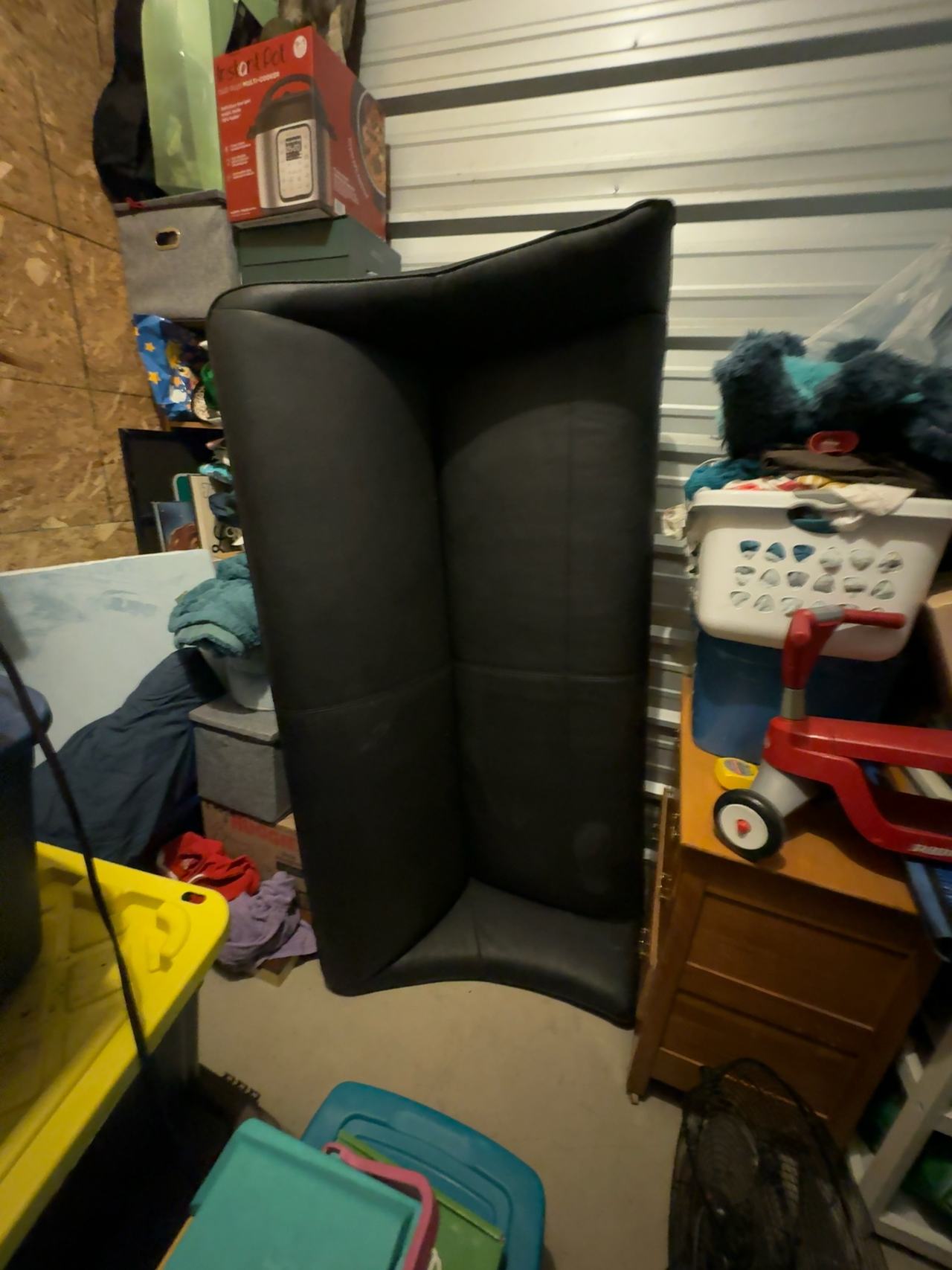 Faux Leather Sofa Couch