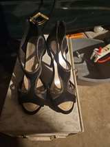 Caparros Rhinestone Mesh Evening Heels - Image 2