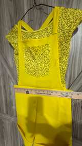 Large Weissman Sequin Dance Costume bright Yellow Dance Play - Image 8
