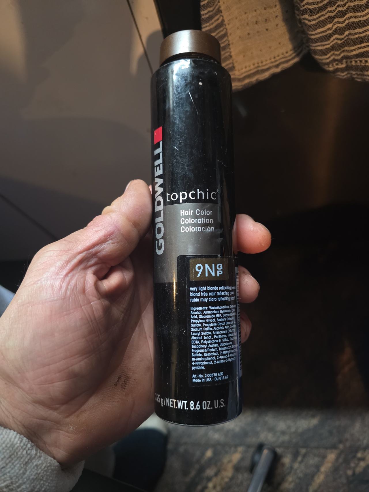 Goldwell Topchic Hair Coloration 9NGP Very Light Blonde Reflecting Pearl