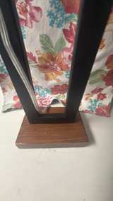 Threshold Industrial Rectangular Table Lamp Black/Wood - Image 4