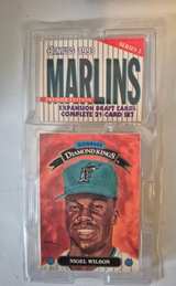 1993 Donruss Marlins Expansion Draft Cards Complete 21-Card Set Series 2 - Image 2