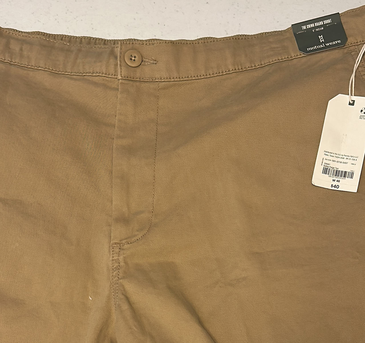 Mutual Weave Men's Chino Board Short