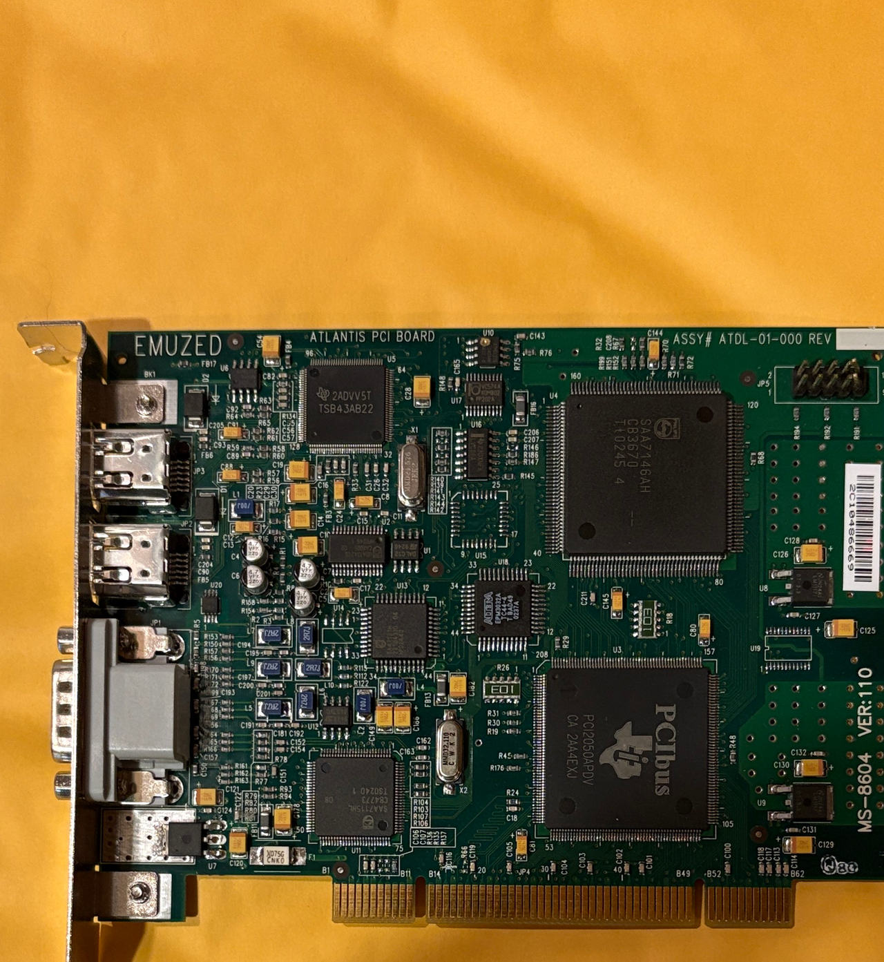 Emuzed Atlantis PCI Video Capture Card MS-8604