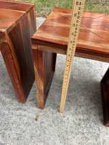 Quality Wood Side Tables - Selling as a Pair - Image 6