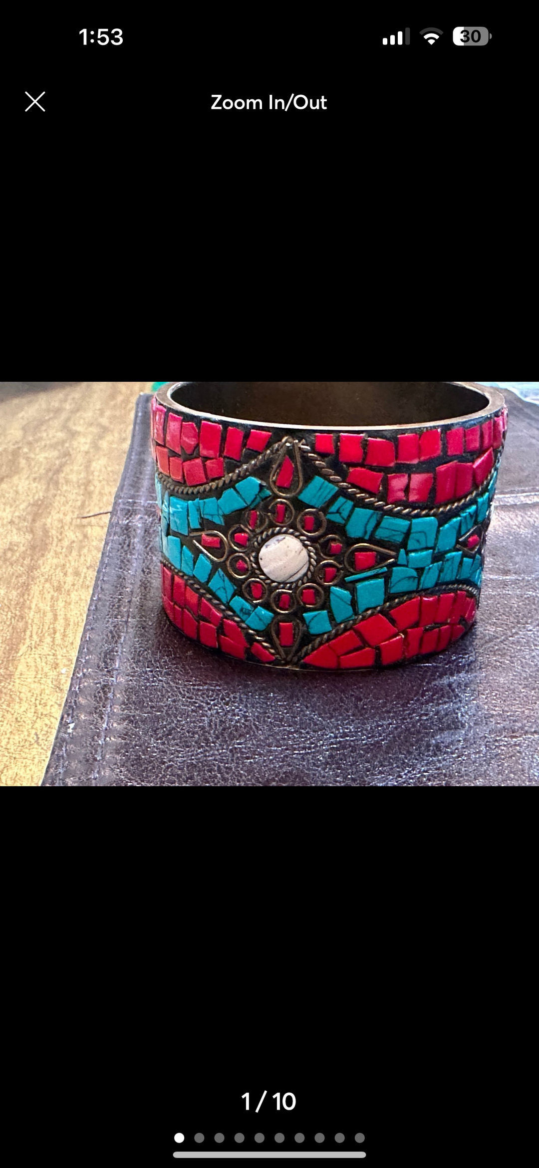 Mosaic Cuff Bracelet