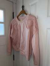 C&C California Crochet Daisy Pullover Sweater SIZE LARGE  - Image 2