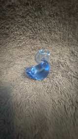 Blue Glass Swan Figurine - Image 3