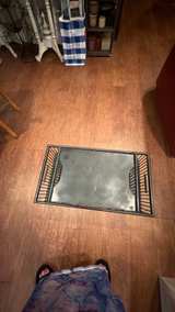 Black Wood Side Table with Magazine Rack - Image 5