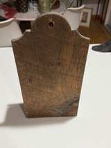 Primitive Wooden Star Wall Box with Door - Image 3