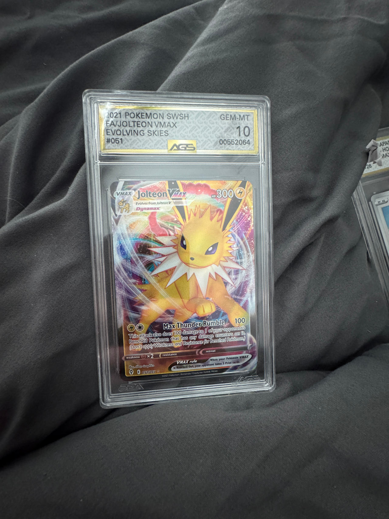 Jolteon VMAX SWSH184 Promo Card AGS 10
