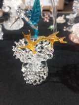 Hand Blown Glass Hummingbird Figurine with Stand - Image 8