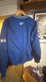 XXL!!! Reebok Vintage Seattle Seahawks V-Neck Windbreaker Pullover 1989 - Image 2