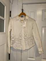 Theory Embroidered Slim Shirt - Image 1