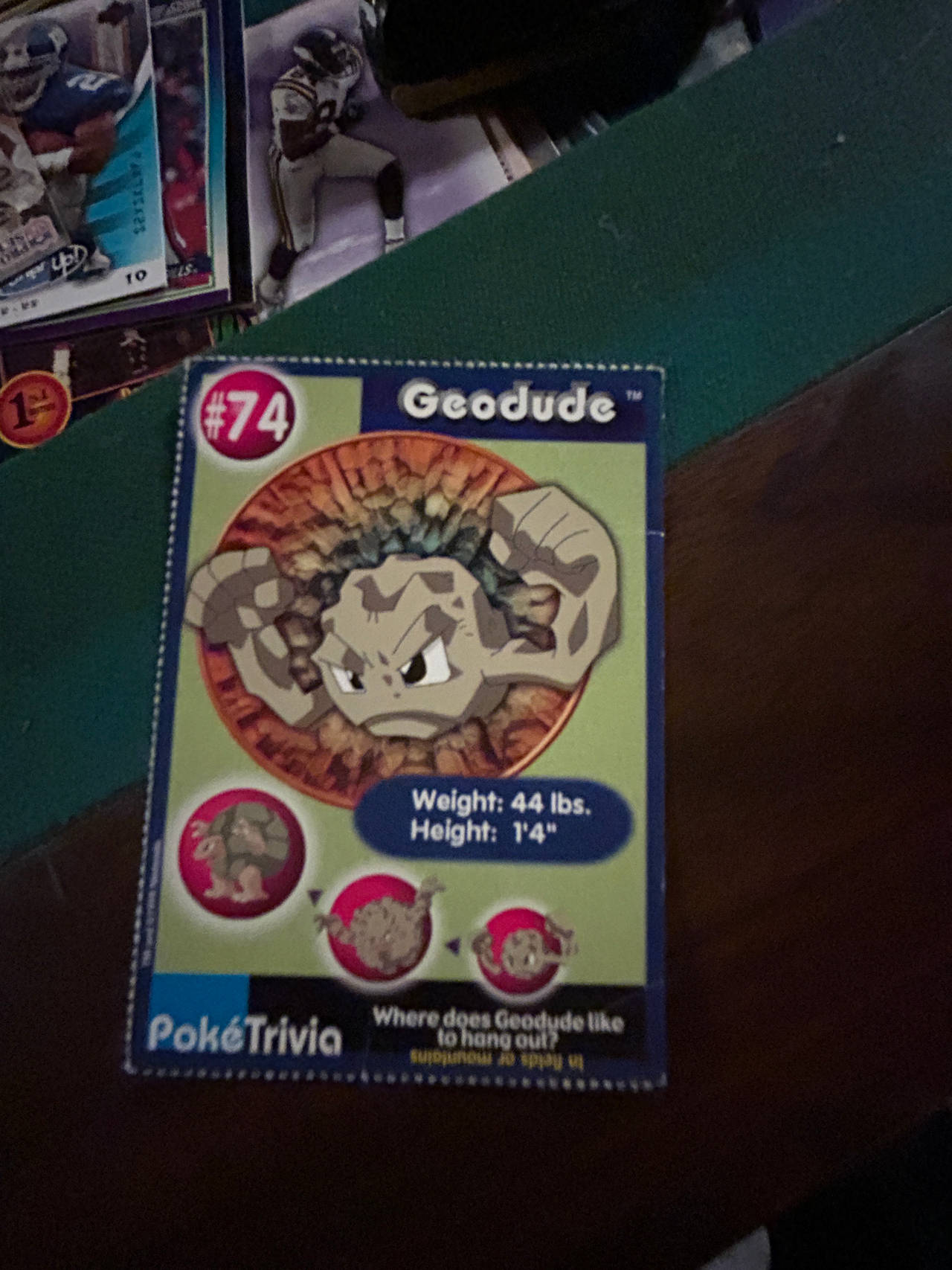 Geodude Pokémon Trading Card