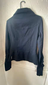 KARMA YOGA WEAR Ruffle Long Sleeve Jacket - Image 3