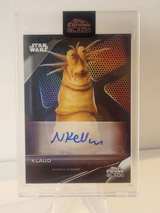 2022 Topps Chrome Black Star Wars Klaud Autograph Nick Kellington - Image 2
