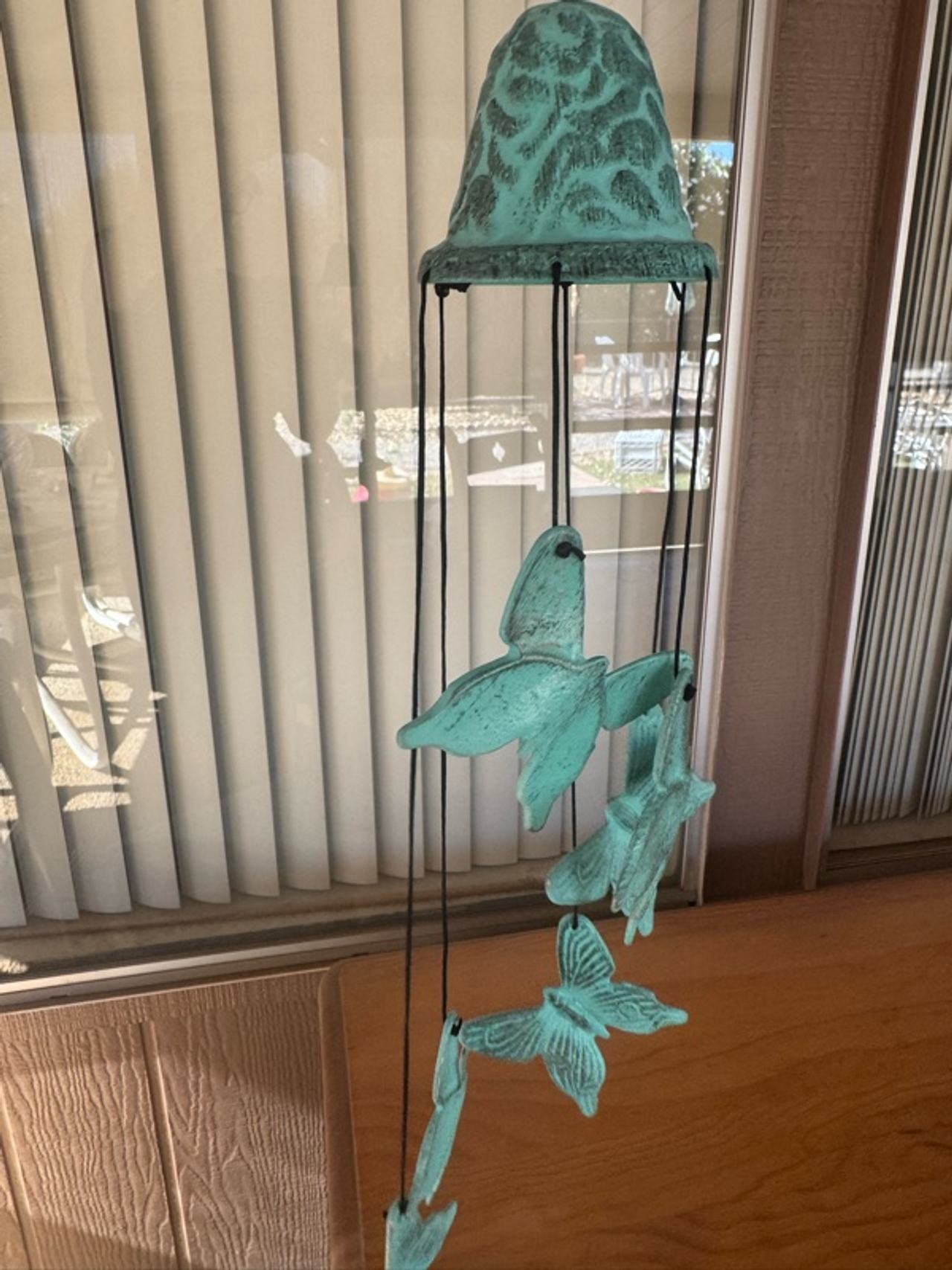 TOMYEUS Butterfly Metal Wind Chime