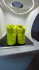 Fila F-13 High Top Neon Yellow - Image 3