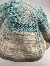 Handmade Crochet Linen Beret - Image 3