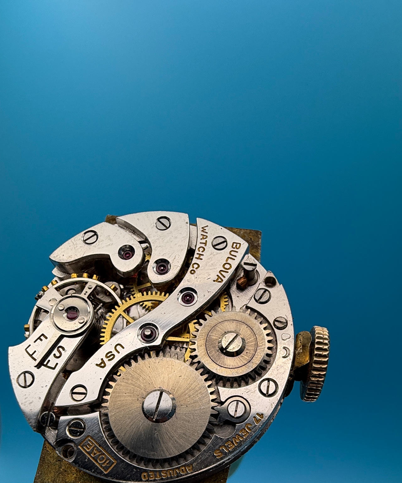 Bulova 10AE 17 Jewel Watch Movement