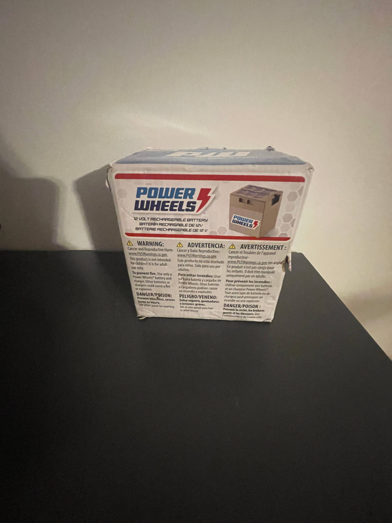 Power Wheels 12-Volt Rechargeable Battery