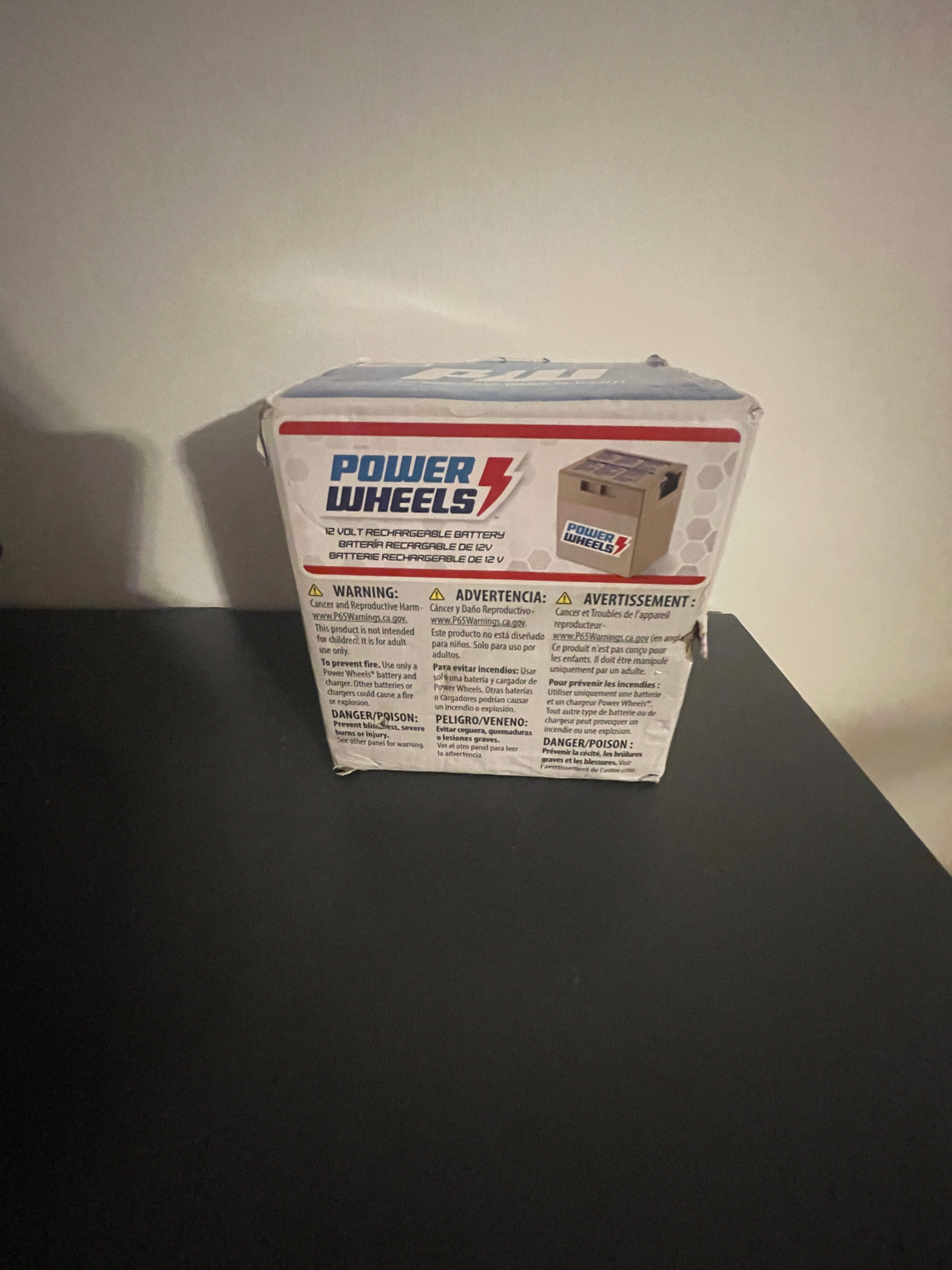 Power Wheels 12-Volt Rechargeable Battery