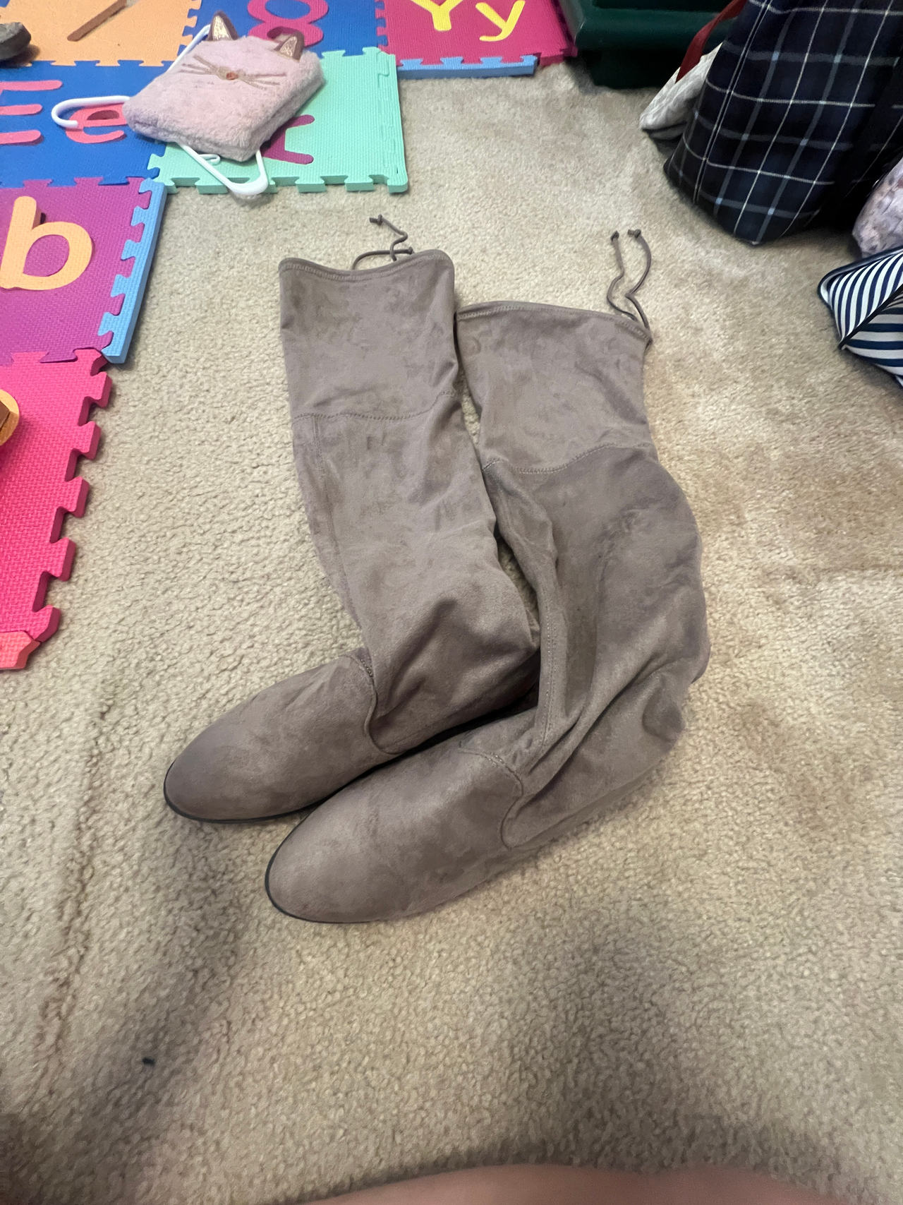 Over-the-Knee Suede Boots