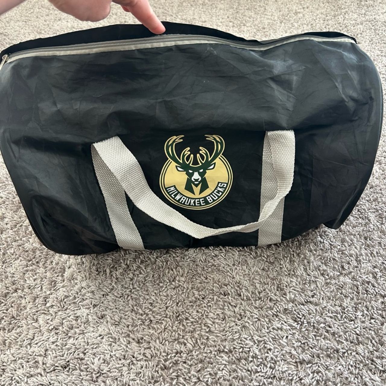 Milwaukee Bucks Duffel Bag Black