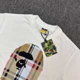 BAPE Check Ape Head Tee White - Image 2