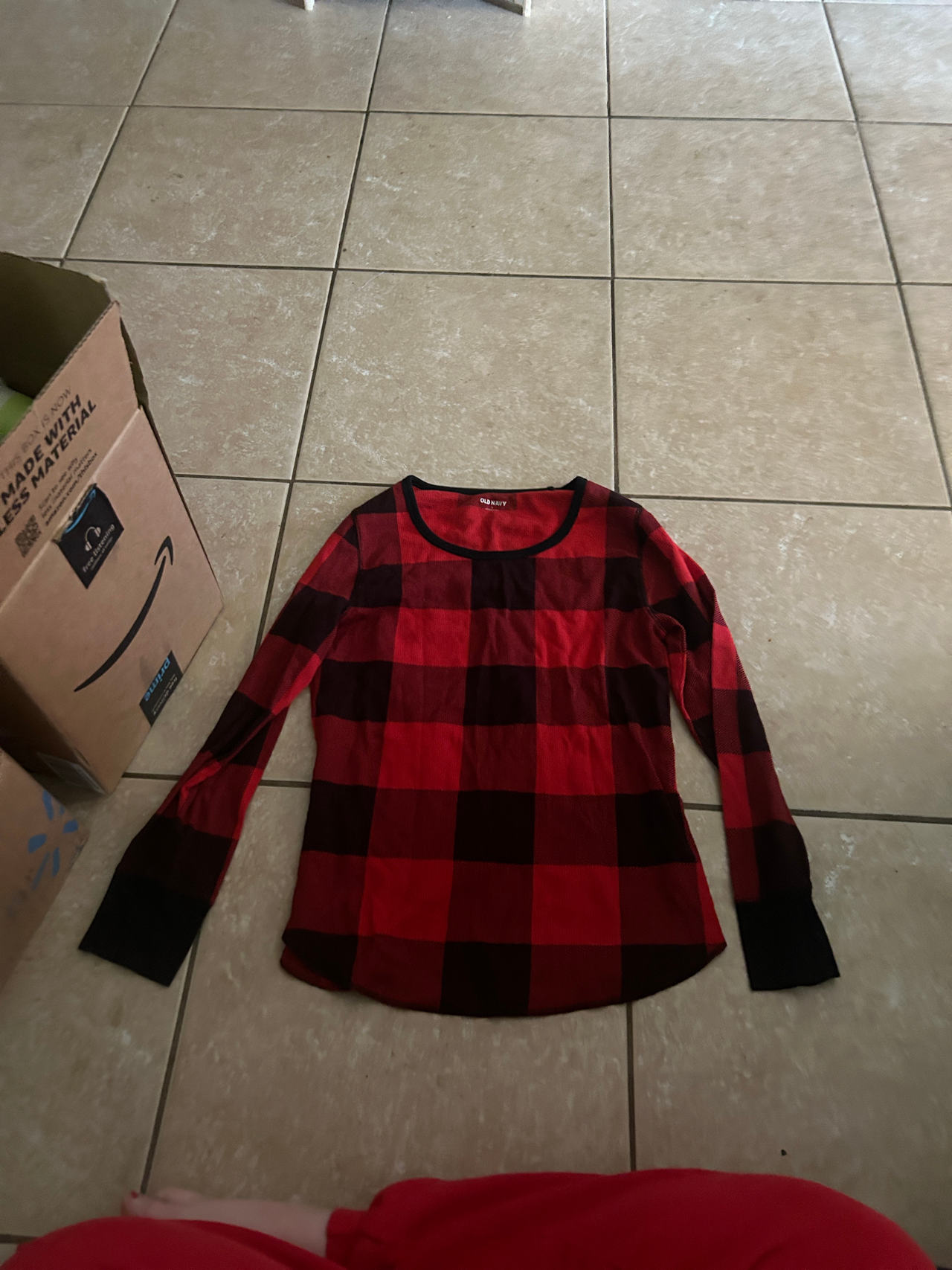 Plaid Long Sleeve Shirt pj