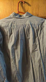 Lands' End Men's Regular Fit Striped Oxford Shirt - Image 3