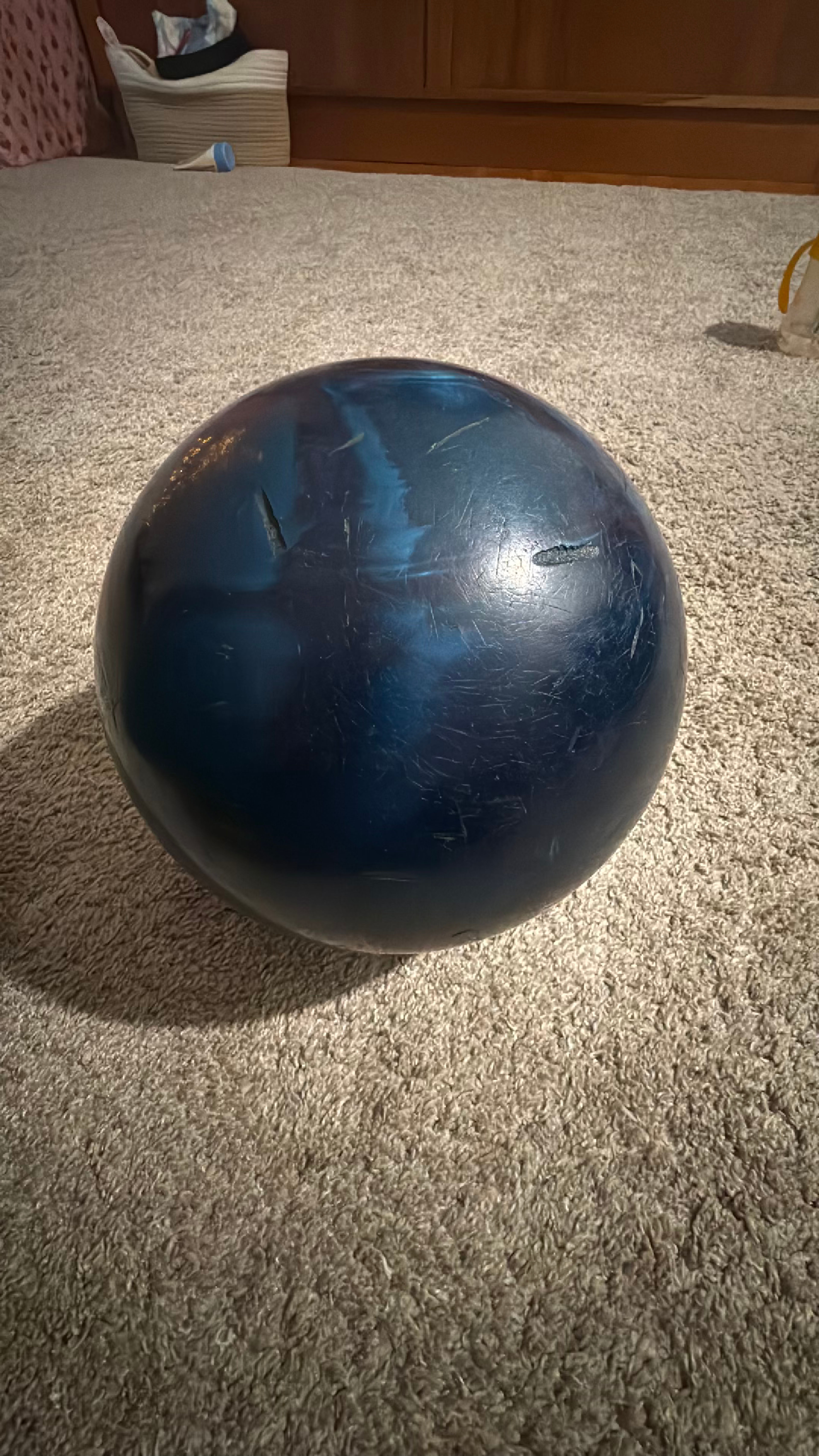 Brunswick Tommy Hudson LT-51 Blue Bowling Ball - Image 5