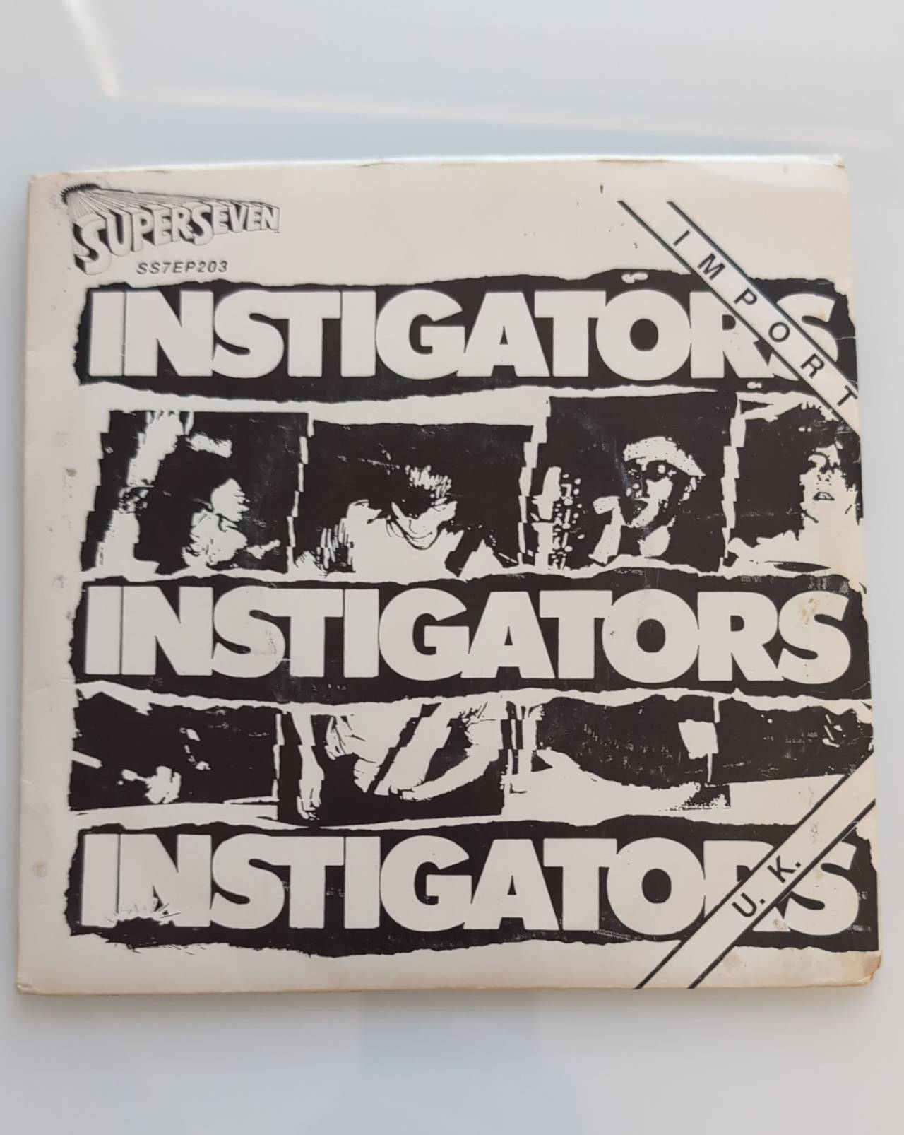 Instigators - Live in Denmark 7" EP (Super Seven Records)