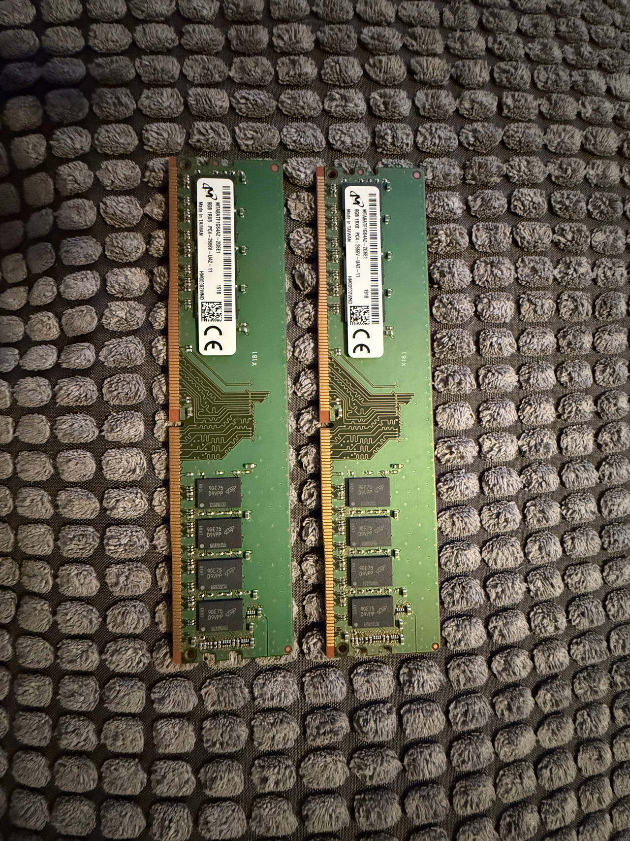 Micron 16gb (2x8gb) DDR4 2666MHz Desktop RAM
