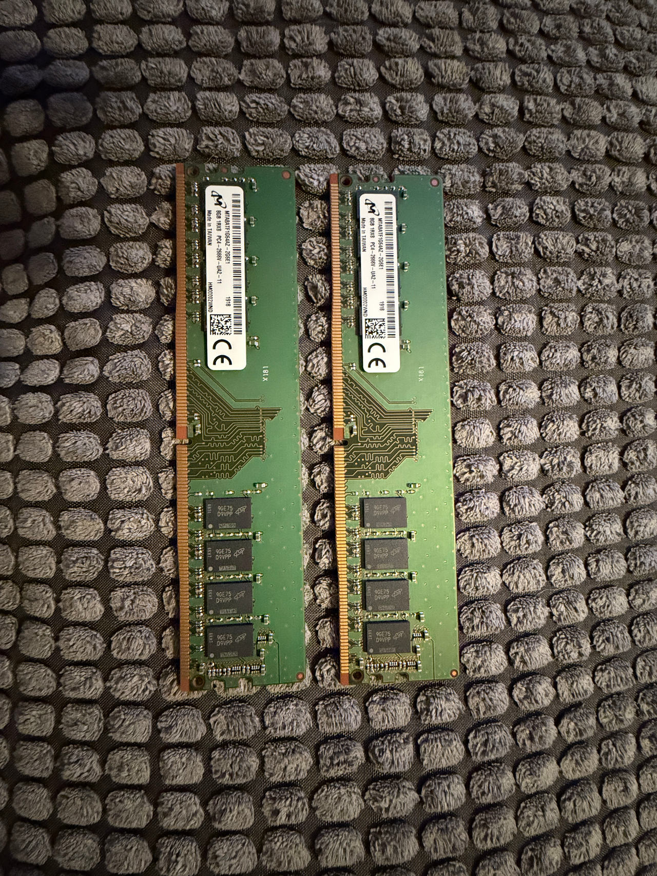Micron 16gb (2x8gb) DDR4 2666MHz Desktop RAM